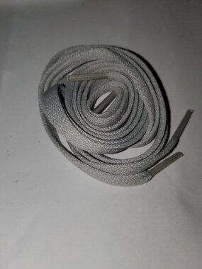 1 PAIR GRAY GREY MULTIPURPOSE FLAT SNEAKER BOOTS ATHLETIC SHOELACES LACES